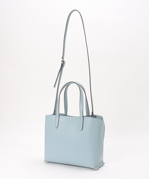 LBC(エルビーシー)の「配色合皮ミドルトートバッグ(トートバッグ・レディース・ブラック/ベージュ/ブルー系・FREE)」の12枚目の写真