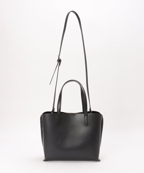 LBC(エルビーシー)の「配色合皮ミドルトートバッグ(トートバッグ・レディース・ブラック/ベージュ/ブルー系・FREE)」の5枚目の写真