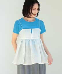 Ray BEAMS | Ray BEAMS / シアー ジャカード キャミソール(キャミソール)