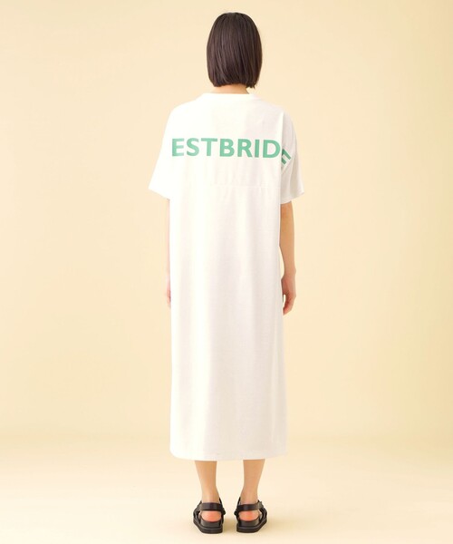 CB CRESTBRIDGE(シービークレストブリッジ)の「バックロゴTシャツワンピース(ワンピース・レディース・ブラック/ホワイト系その他/ダークネイビー・S/M)」の7枚目の写真