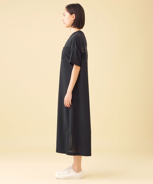 CB CRESTBRIDGE(シービークレストブリッジ)の「バックロゴTシャツワンピース(ワンピース・レディース・ブラック/ホワイト系その他/ダークネイビー・S/M)」の12枚目の写真