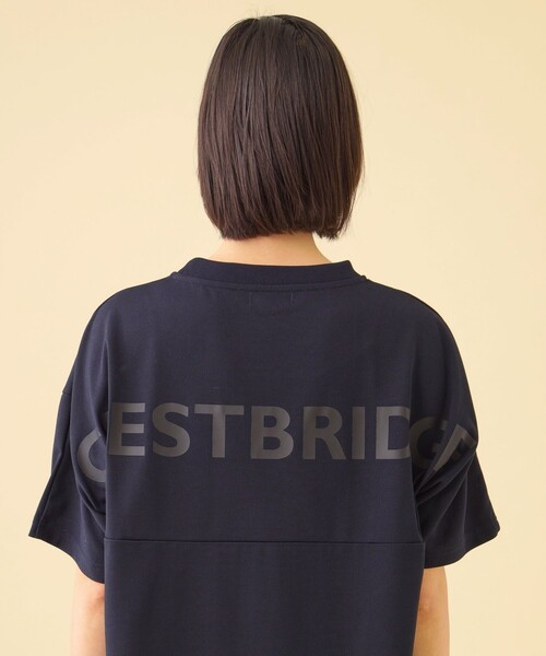 CB CRESTBRIDGE(シービークレストブリッジ)の「バックロゴTシャツワンピース(ワンピース・レディース・ブラック/ホワイト系その他/ダークネイビー・S/M)」の20枚目の写真