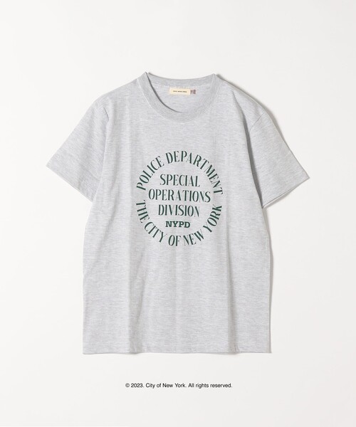 GOOD ROCK SPEED(グッドロックスピード)の「GOOD ROCK SPEED:〈洗濯機可能〉NYC ロゴ TEE(Tシャツ/カットソー・レディース・ホワイト/ライトグレー/ネイビー・ONE SIZE)」の9枚目の写真