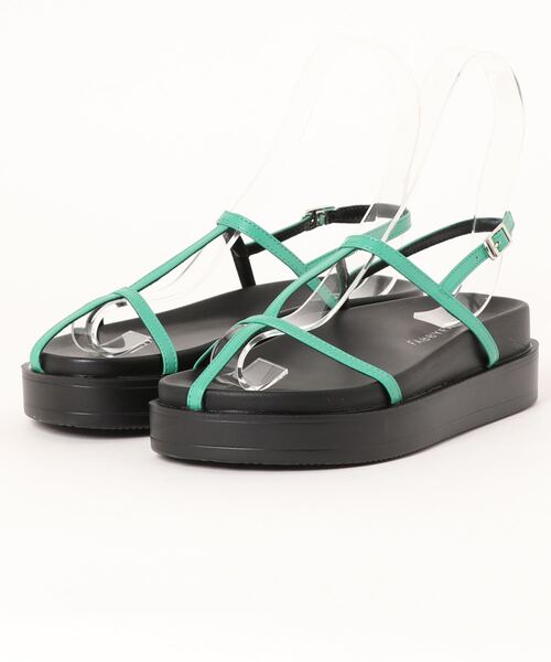 Fabby fabby(ファビィーファビィー)の「ストラップコンフォートサンダル(サンダル・レディース・ホワイト/ブラック/グリーン・MEDIUM/LARGE/SMALL)」の21枚目の写真