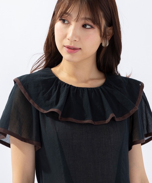 Rose Tiara（ローズティアラ）の「コットンシフォン配色マキシ