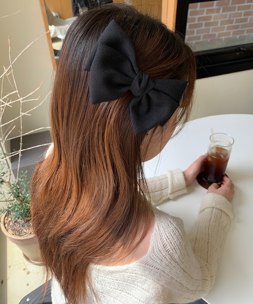 cream creme（クリームクレーム）の「ミニリボンヘアピン（ヘアピン・レディース・ブラック/ネイビー/グリーン/レッド・FREE）」の13枚目の写真