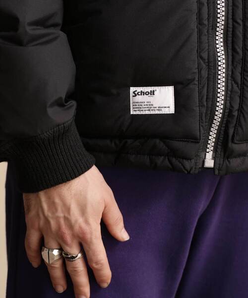 schott（ショット）の「Schott/ショット/QUILTED DOWN JACKET