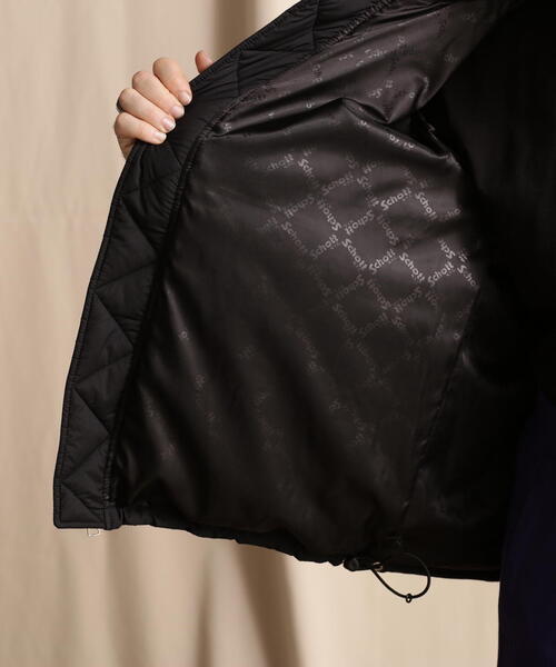 schott（ショット）の「Schott/ショット/QUILTED DOWN JACKET/キルティング ダウンジャケット（ダウンジャケット/コート・メンズ・ブラック/ネイビー/オレンジ・M/L/XL/2XL）」の16枚目の写真