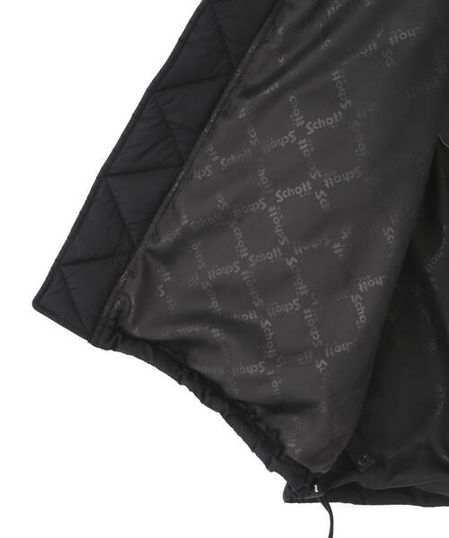 schott（ショット）の「Schott/ショット/QUILTED DOWN JACKET/キルティング ダウンジャケット（ダウンジャケット/コート・メンズ・ブラック/ネイビー/オレンジ・M/L/XL/2XL）」の21枚目の写真