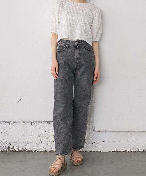 RETRO GIRL（レトロガール）の「デニムバギーPT（デニムパンツ・レディース・ライトブルー/ダークブルー/ブラック/ブルー系その他5・LARGE/MEDIUM）」の11枚目の写真