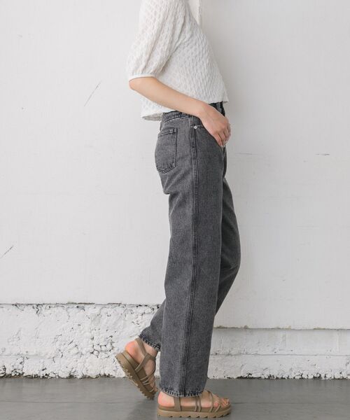 RETRO GIRL（レトロガール）の「デニムバギーPT（デニムパンツ・レディース・ライトブルー/ダークブルー/ブラック/ブルー系その他5・LARGE/MEDIUM）」の12枚目の写真