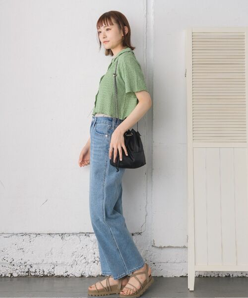 RETRO GIRL（レトロガール）の「デニムバギーPT（デニムパンツ・レディース・ライトブルー/ダークブルー/ブラック/ブルー系その他5・LARGE/MEDIUM）」の15枚目の写真