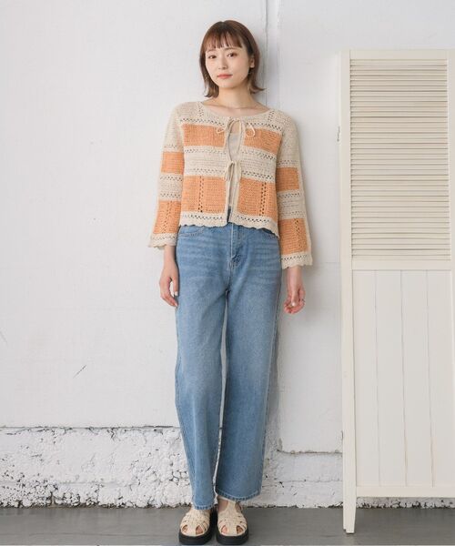 RETRO GIRL（レトロガール）の「デニムバギーPT（デニムパンツ・レディース・ライトブルー/ダークブルー/ブラック/ブルー系その他5・LARGE/MEDIUM）」の18枚目の写真