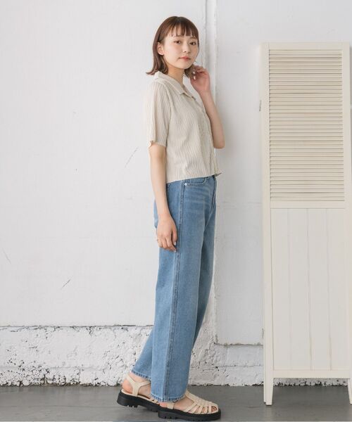 RETRO GIRL（レトロガール）の「デニムバギーPT（デニムパンツ・レディース・ライトブルー/ダークブルー/ブラック/ブルー系その他5・LARGE/MEDIUM）」の21枚目の写真