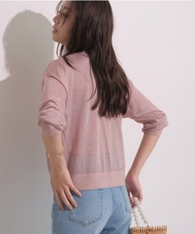 JUSGLITTY 24SS シアーラメガーデアンサンブル オレンジ 2 JUSGLITTY 24SS シアーラメガーデアンサンブル オレンジ 2