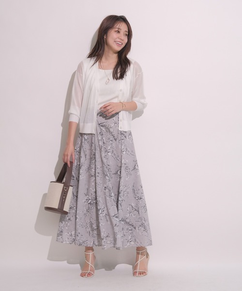 【新品】JUSGLITTY シアーラメカーデアンサンブル JUSGLITTY（ジャスグリッティー）の「シアーラメカーデ