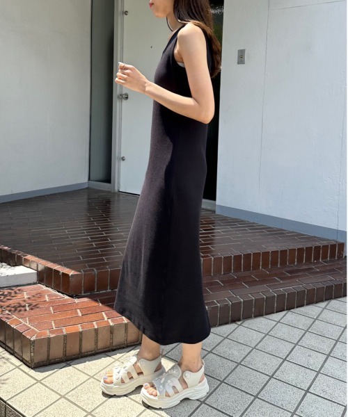 OLIVE des OLIVE(オリーブデオリーブ)の「メッシュボレロ付カットワンピース 1031090560(ワンピース・レディース・オートミール/ブラック/ラベンダー・FREE)」の11枚目の写真