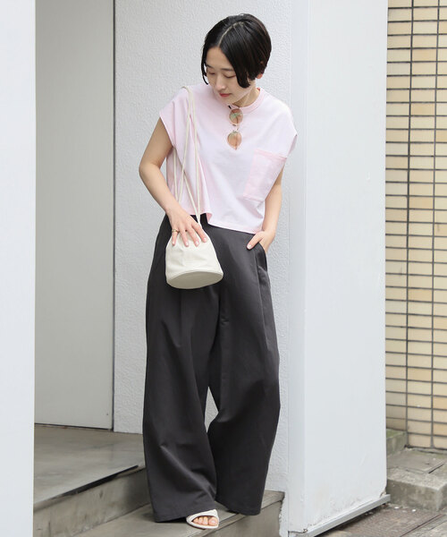 IENA（イエナ）の「LIEN スビンテンジク ショートTシャツ（T