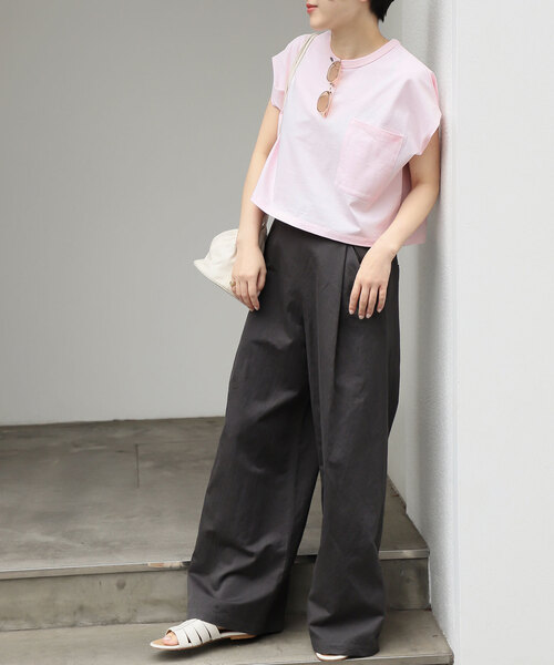 IENA LIEN スビンテンジク ショートTシャツ IENA（イエナ）の「LIEN スビンテンジク ショートTシャツ（T
