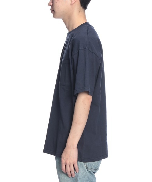 Goodwear(グッドウェア)の「Goodwear USAコットン ポケット Tシャツ BIG Tee 2W7-3505(Tシャツ/カットソー・メンズ・ブラック/ネイビー/ダークグレー/ホワイト・LL/L/M)」の14枚目の写真
