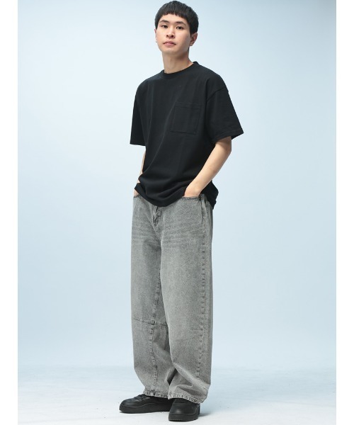 Goodwear(グッドウェア)の「Goodwear USAコットン ポケット Tシャツ BIG Tee 2W7-3505(Tシャツ/カットソー・メンズ・ブラック/ネイビー/ダークグレー/ホワイト・LL/L/M)」の17枚目の写真