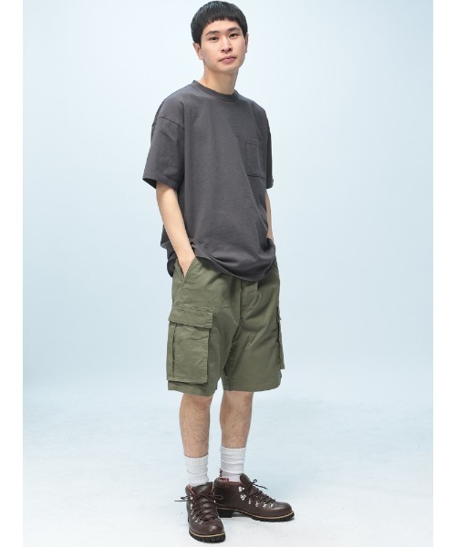Goodwear(グッドウェア)の「Goodwear USAコットン ポケット Tシャツ BIG Tee 2W7-3505(Tシャツ/カットソー・メンズ・ブラック/ネイビー/ダークグレー/ホワイト・LL/L/M)」の16枚目の写真