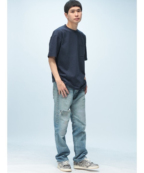 Goodwear(グッドウェア)の「Goodwear USAコットン ポケット Tシャツ BIG Tee 2W7-3505(Tシャツ/カットソー・メンズ・ブラック/ネイビー/ダークグレー/ホワイト・LL/L/M)」の15枚目の写真