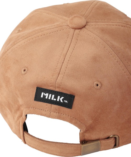 MILKFED.（ミルクフェド）の「FAUX SUEDE CAP（キャップ・レディース・ブラウン/ライトグリーン/ブラック・ONE SIZE）」の8枚目の写真