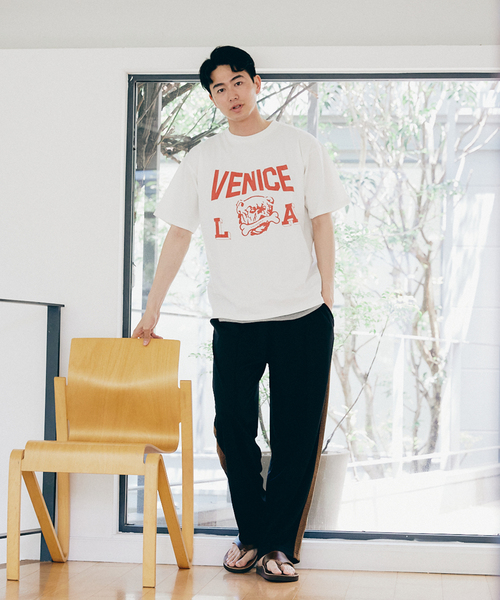 JOURNAL STANDARD relume（ジャーナルスタンダード　レリューム）の「サイドライン ジャージートラックパンツ（その他パンツ・メンズ・ブラック/カーキ/グレー/ブルー・MEDIUM/LARGE）」の5枚目の写真