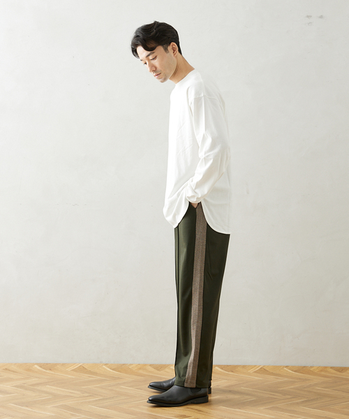 JOURNAL STANDARD relume（ジャーナルスタンダード　レリューム）の「サイドライン ジャージートラックパンツ（その他パンツ・メンズ・ブラック/カーキ/グレー/ブルー・MEDIUM/LARGE）」の17枚目の写真