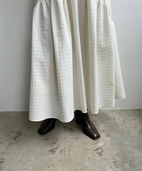 LOWRYS FARM（ローリーズファーム）の「ギャザーティアードスカート　 969875（スカート・レディース・チャコールグレー/グリーン/アイボリー/その他/ブラック・FREE）」の22枚目の写真