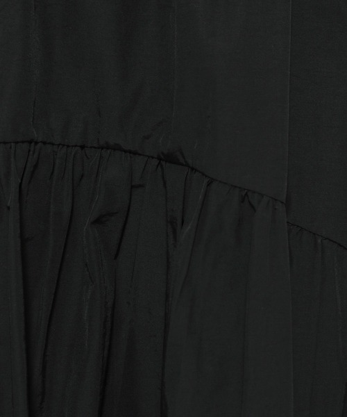 LOWRYS FARM（ローリーズファーム）の「ギャザーティアードスカート　 969875（スカート・レディース・チャコールグレー/グリーン/アイボリー/その他/ブラック・FREE）」の8枚目の写真