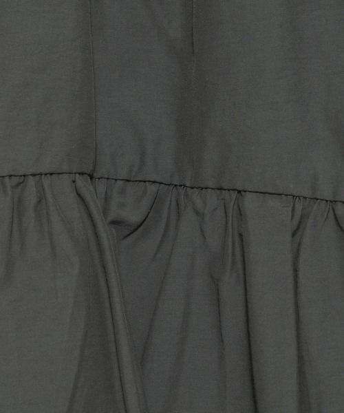 LOWRYS FARM（ローリーズファーム）の「ギャザーティアードスカート　 969875（スカート・レディース・チャコールグレー/グリーン/アイボリー/その他/ブラック・FREE）」の15枚目の写真