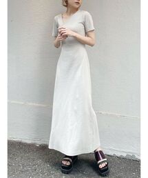 MURUA | アシメネックバックオープンワンピース(ワンピース)