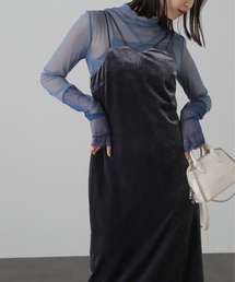 FREE'S MART | ◆ベロア2ストラップキャミワンピース(ワンピース)