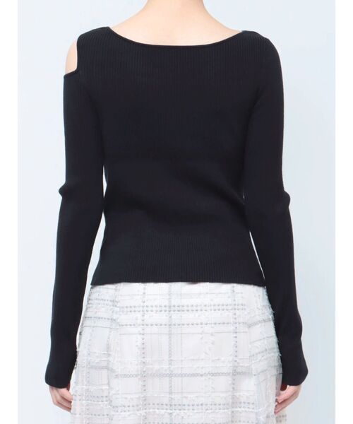 MERCURYDUO（マーキュリーデュオ）の「アシメツイストニットプルオーバー（ニット/セーター・レディース・オフホワイト/ネイビー/ミント・FREE）」の19枚目の写真