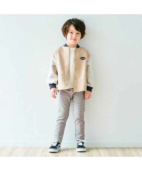 apres les cours（アプレレクール）の「【5色展開・防汚加工】バラエティ総柄パンツ/7days Style pants（その他パンツ・キッズ・インディゴブルー/キナリ/ライトグレー/ブラック/ブラウン・100/80/130/90/120/110）」の6枚目の写真