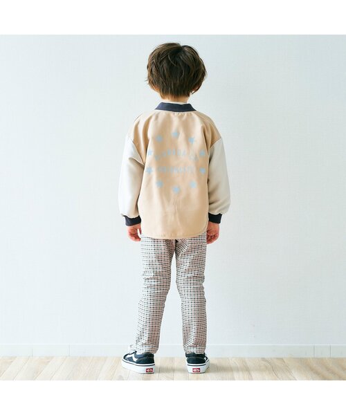 apres les cours（アプレレクール）の「【5色展開・防汚加工】バラエティ総柄パンツ/7days Style pants（その他パンツ・キッズ・インディゴブルー/キナリ/ライトグレー/ブラック/ブラウン・100/80/130/90/120/110）」の7枚目の写真