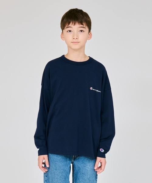 セール】【Champion/チャンピオン】キッズ ベーシック ロングスリーブT