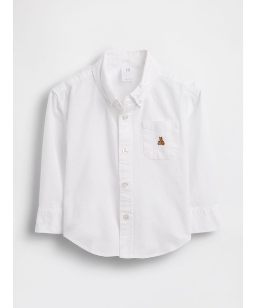GAP(ギャップ)の「オーガニックコットン オックスフォードシャツ (幼児)(シャツ/ブラウス・キッズ・ブルー/ホワイト・3 YRS/18-24M/2 YRS/12-18M/5 YRS/4 YRS/6-12M)」の5枚目の写真