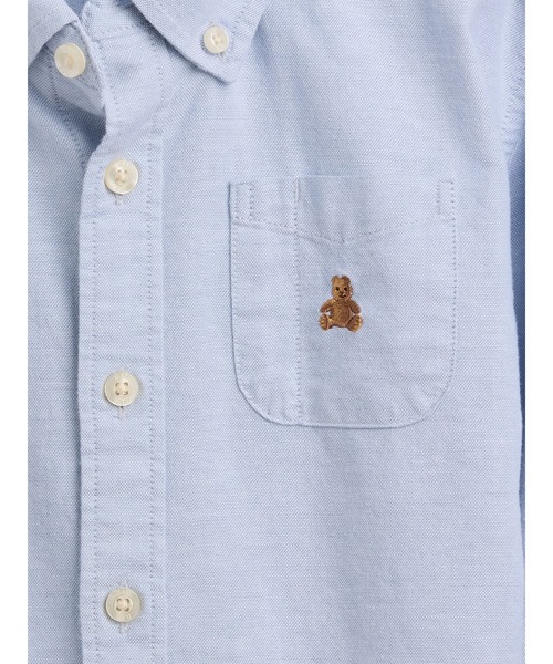 GAP(ギャップ)の「オーガニックコットン オックスフォードシャツ (幼児)(シャツ/ブラウス・キッズ・ブルー/ホワイト・3 YRS/18-24M/2 YRS/12-18M/5 YRS/4 YRS/6-12M)」の9枚目の写真
