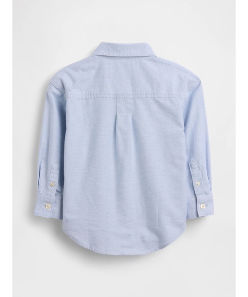 GAP(ギャップ)の「オーガニックコットン オックスフォードシャツ (幼児)(シャツ/ブラウス・キッズ・ブルー/ホワイト・3 YRS/18-24M/2 YRS/12-18M/5 YRS/4 YRS/6-12M)」の8枚目の写真