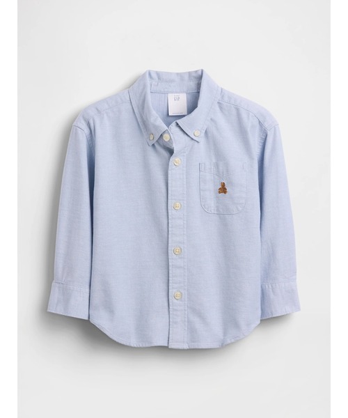 GAP(ギャップ)の「オーガニックコットン オックスフォードシャツ (幼児)(シャツ/ブラウス・キッズ・ブルー/ホワイト・3 YRS/18-24M/2 YRS/12-18M/5 YRS/4 YRS/6-12M)」の7枚目の写真