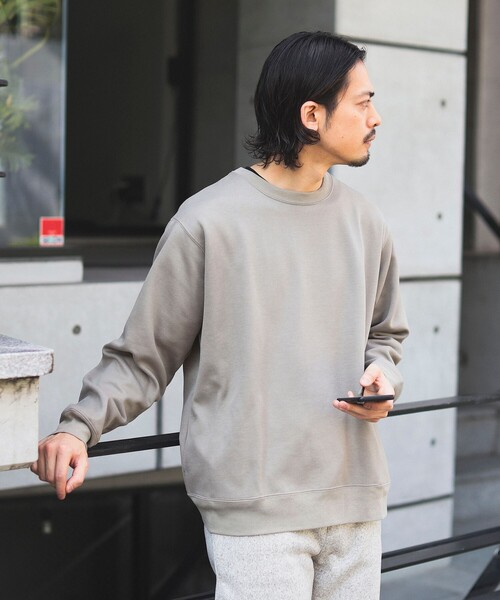 B:MING by BEAMS(ビーミングバイビームス)の「B:MING by BEAMS / ダンボールニット クルーネック スウェット(スウェット・メンズ・ブラウン系その他2/ブラック/オフホワイト・X-LARGE/MEDIUM/SMALL/LARGE)」の3枚目の写真