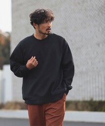 B:MING by BEAMS / ダンボールニット クルーネック スウェット