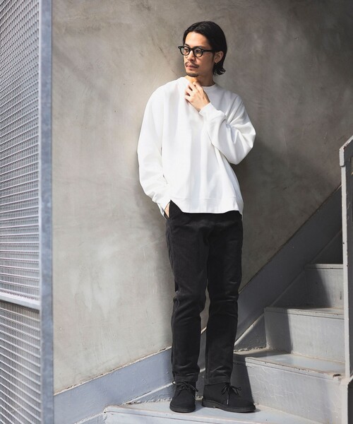 B:MING by BEAMS(ビーミングバイビームス)の「B:MING by BEAMS / ダンボールニット クルーネック スウェット(スウェット・メンズ・ブラウン系その他2/ブラック/オフホワイト・X-LARGE/MEDIUM/SMALL/LARGE)」の4枚目の写真