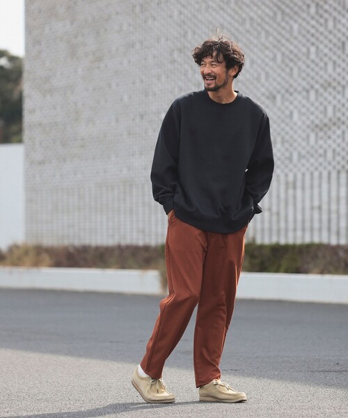 B:MING by BEAMS(ビーミングバイビームス)の「B:MING by BEAMS / ダンボールニット クルーネック スウェット(スウェット・メンズ・ブラウン系その他2/ブラック/オフホワイト・X-LARGE/MEDIUM/SMALL/LARGE)」の6枚目の写真