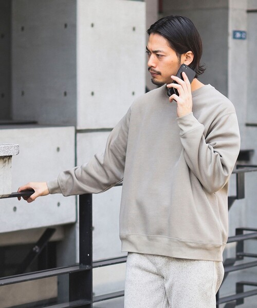 B:MING by BEAMS(ビーミングバイビームス)の「B:MING by BEAMS / ダンボールニット クルーネック スウェット(スウェット・メンズ・ブラウン系その他2/ブラック/オフホワイト・X-LARGE/MEDIUM/SMALL/LARGE)」の8枚目の写真