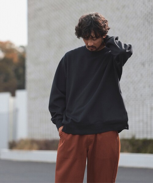 B:MING by BEAMS(ビーミングバイビームス)の「B:MING by BEAMS / ダンボールニット クルーネック スウェット(スウェット・メンズ・ブラウン系その他2/ブラック/オフホワイト・X-LARGE/MEDIUM/SMALL/LARGE)」の9枚目の写真