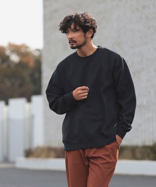 B:MING by BEAMS(ビーミングバイビームス)の「B:MING by BEAMS / ダンボールニット クルーネック スウェット(スウェット・メンズ・ブラウン系その他2/ブラック/オフホワイト・X-LARGE/MEDIUM/SMALL/LARGE)」の10枚目の写真